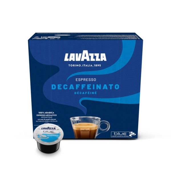 Décaféiné - Paquet de 100 capsules LAVAZZA BLUE