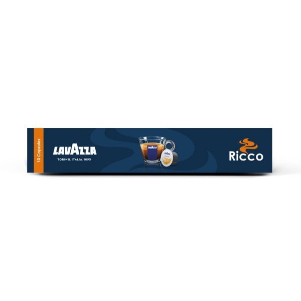 RICCO - Paquet de 10 capsules LAVAZZA BLUE