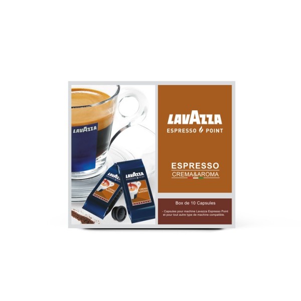10 capsules Espresso Point - Crema et Aroma