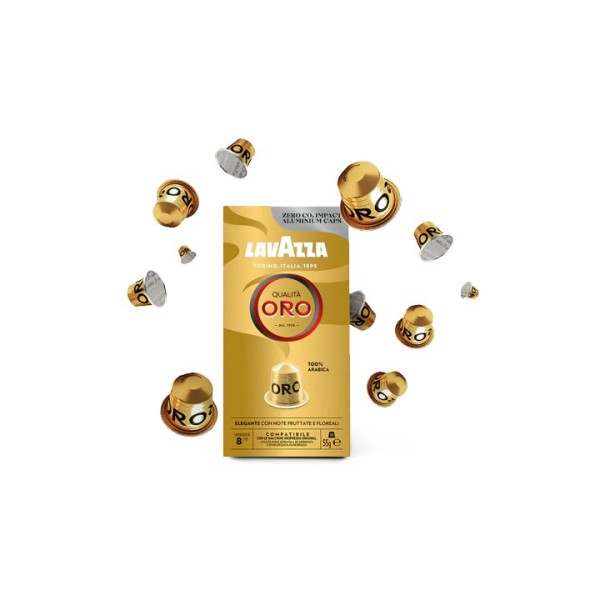 Qualità ORO - 10 Capsules Aluminium Compatible Nespresso