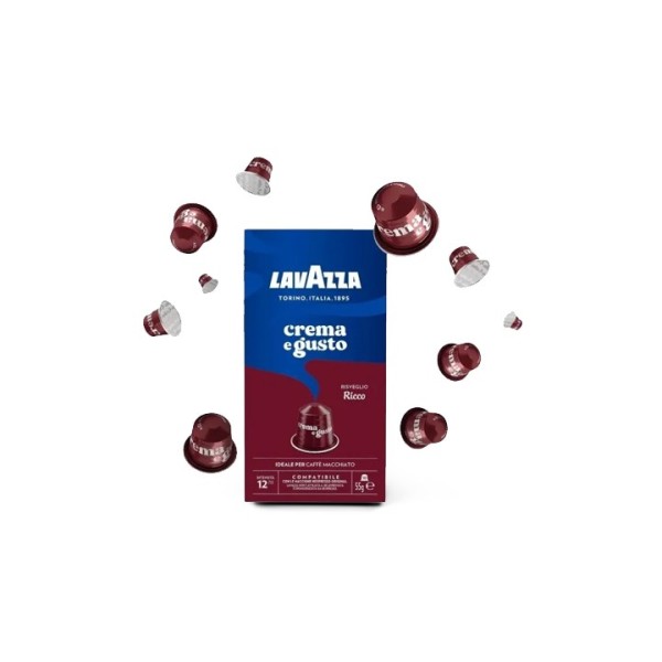 Crema E Gusto Ricco - 10 Capsules Aluminium Compatible Nespresso